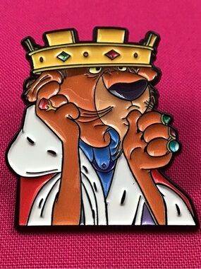 Prince John Robin Hood Enamel Pin